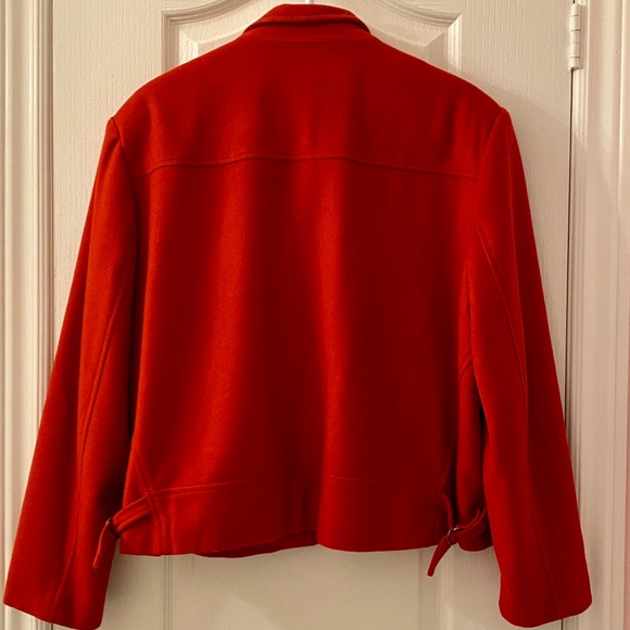 π¨π¦ MADE IN CANADA π Boutique Zip-up Wool Blazer - Picture 5 of 8